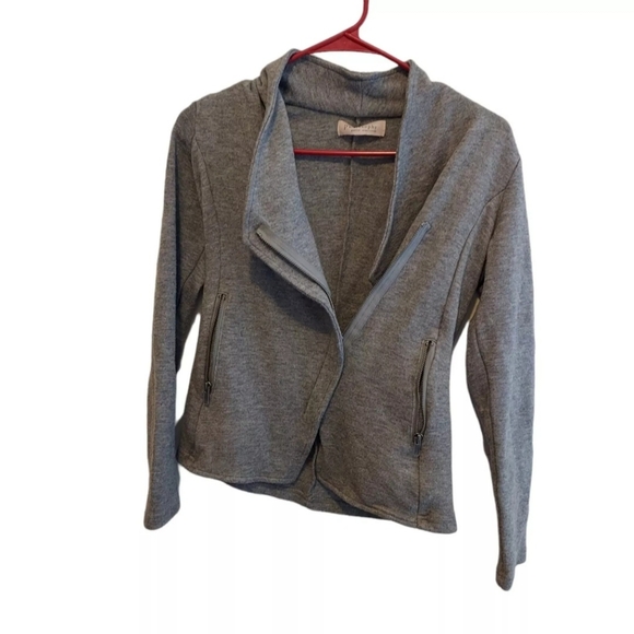 Philosophy Republic Clothing Gray Jacket with Pockets Size Small Petite - Picture 1 of 8